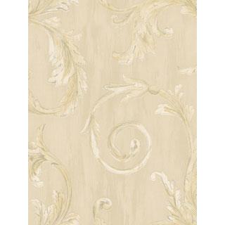 Seabrook Designs DS21408 Dorsino Acrylic Coated Leaves Wallpaper